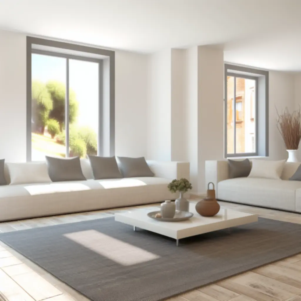 Elegancka, otwarta przestrzeń dzienna zaprojektowana przez studio  homeestivo