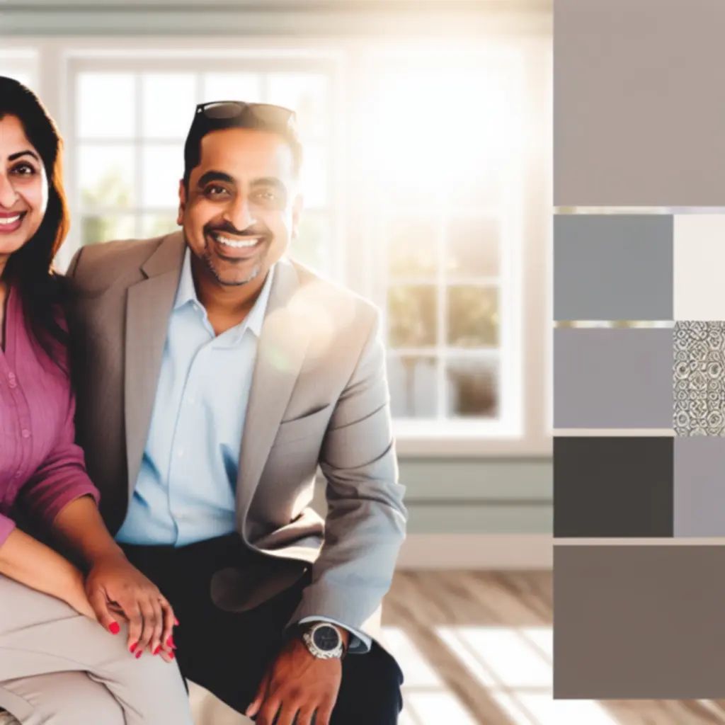 Zadowolony klient w eleganckim wnętrzu